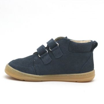 Lasten paljasjalkakengät Fox 2.0- navy suede - Zeazoo