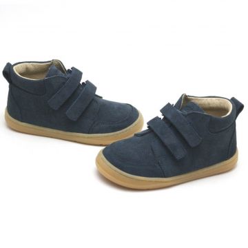 Lasten paljasjalkakengät Fox 2.0- navy suede - Zeazoo