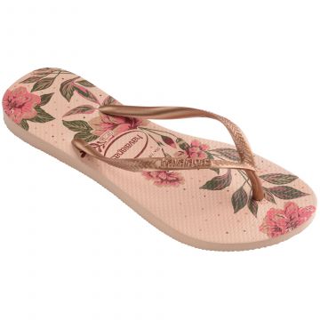 Flip flopit Slim-Organic Bali/ Ballet rose Gold Blush-Havaianas