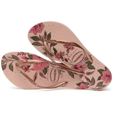 Flip flopit Slim-Organic Bali/ Ballet rose Gold Blush-Havaianas