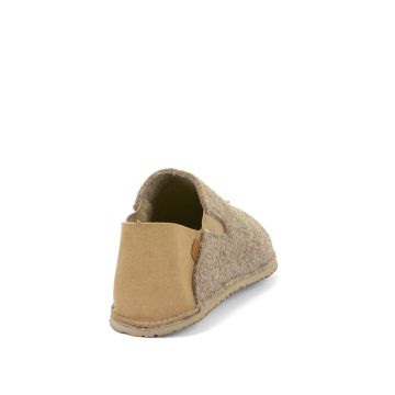 Paljasjalka tohvelit / sisätossut -beige- Slip On wooly Froddo 