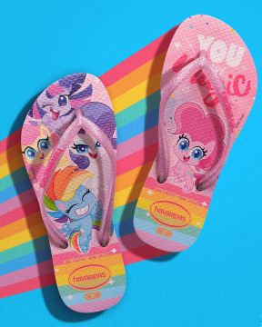 Lasten flip flopit Kids Slim My Little Pony Macaron -Havaianas