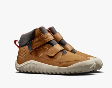 Lasten vettähylkivät PJ nilkkurit -ruskea - Tracker FG preschool/Kids Vivobarefoot