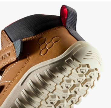 Lasten vettähylkivät PJ nilkkurit -ruskea - Tracker FG preschool/Kids Vivobarefoot